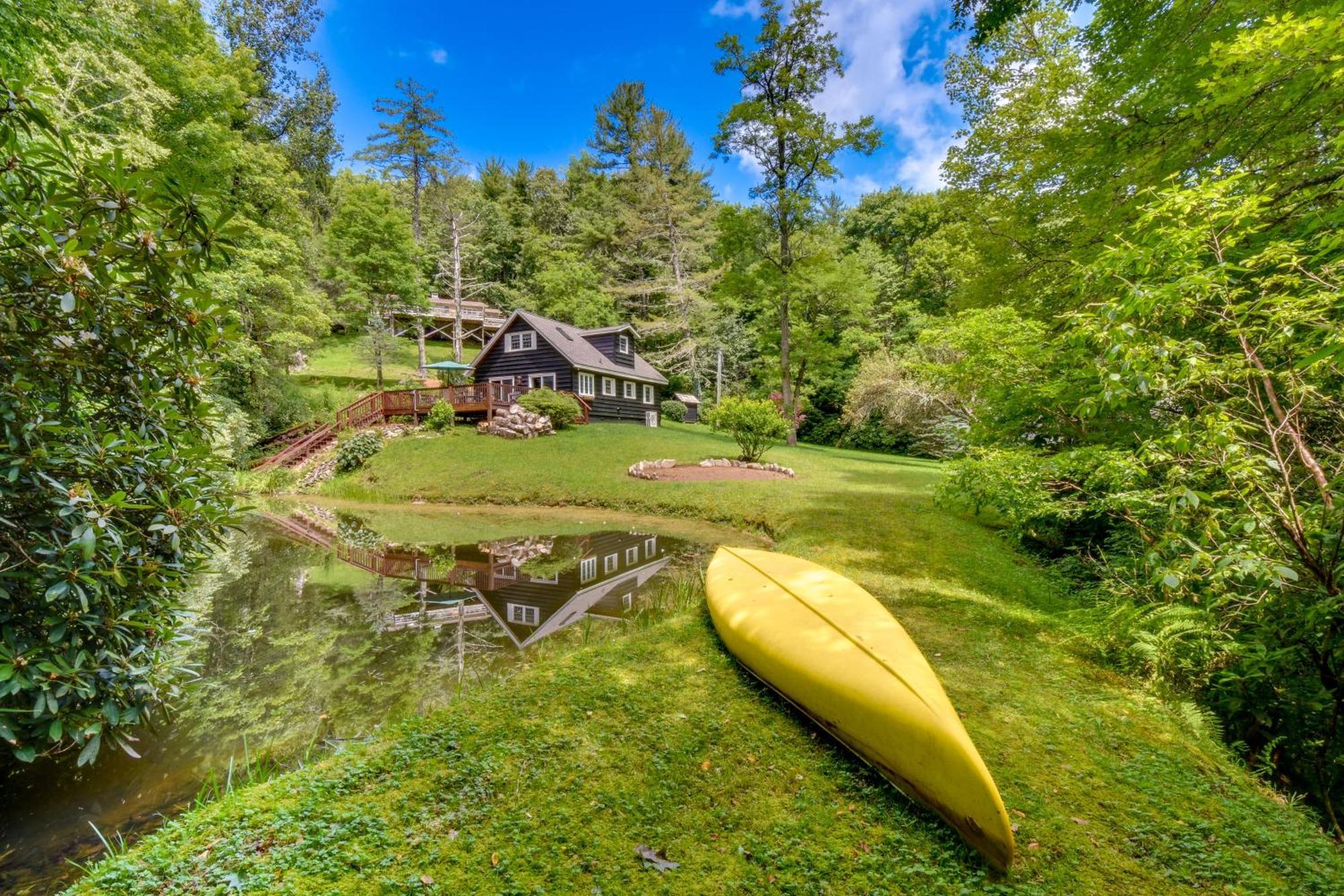 Enchanting Highlands Cottage With Pond And Falls! Εξωτερικό φωτογραφία