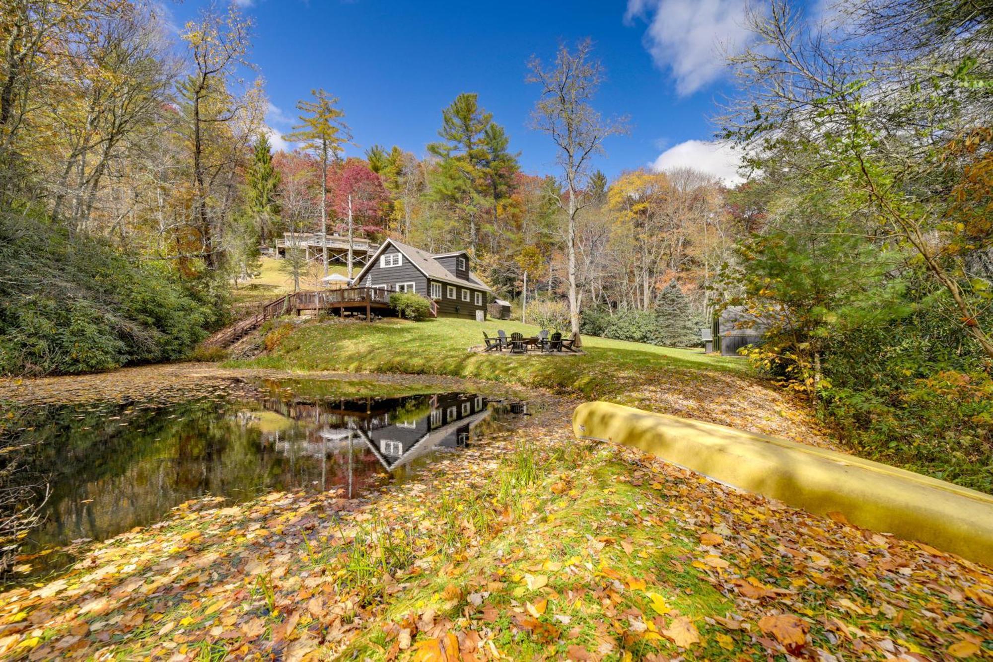 Enchanting Highlands Cottage With Pond And Falls! Εξωτερικό φωτογραφία